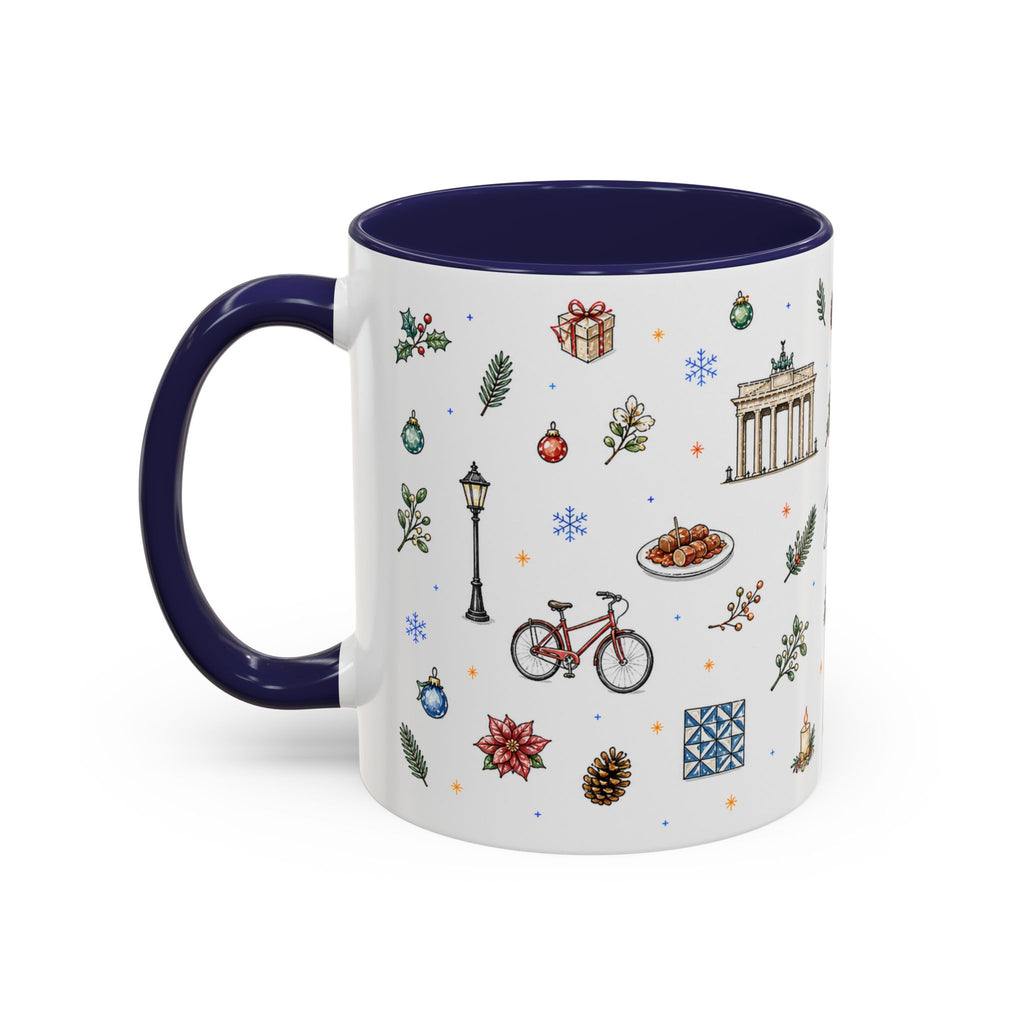 Berlin Christmas Mug | Watercolor City Souvenir, Travel Gift (11oz/15oz)