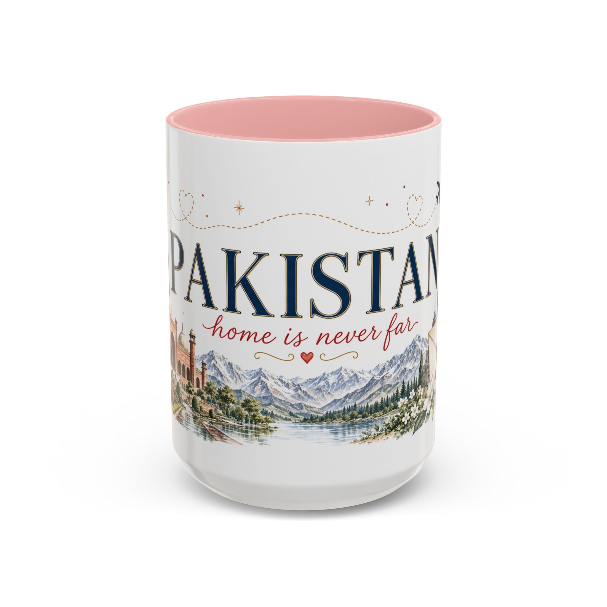 Pakistan Home Country Mug | Moving Away Gift | Long Distance Friendship | 11 oz 15 oz Accent Mug