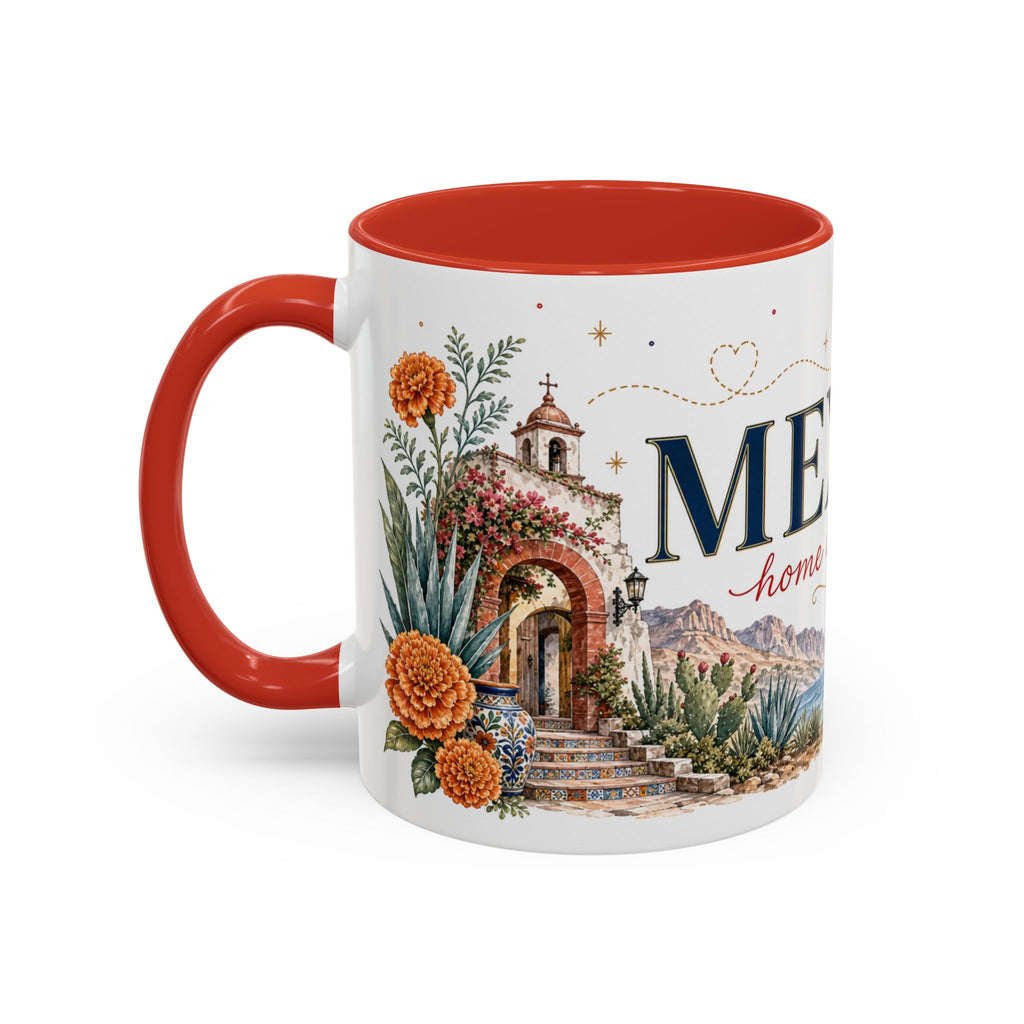 Mexico Home Country Mug | Moving Away Gift | Long Distance Friendship | 11 oz 15 oz Accent Mug