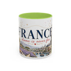 France Home Country Mug | Moving Away Gift | Long Distance Friendship | 11 oz 15 oz Accent Mug
