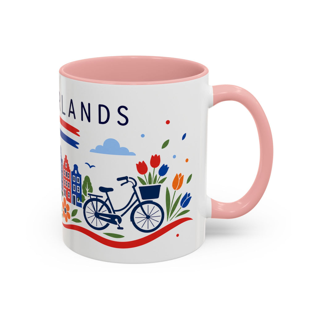 Netherlands Coffee Mug | Travel Souvenir Accent Mug | Country Gift Ceramic Cup 11oz 15oz