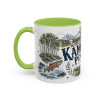 Kamchatka Peninsula Mug, Russia Travel Souvenir, Bucket List Gift, Accent Ceramic Coffee Mug 11oz 15oz