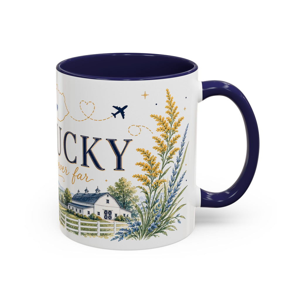 Kentucky Home State Mug | Moving Away Gift | Long Distance Friendship Coffee Cup | 11oz 15oz Accent Mug