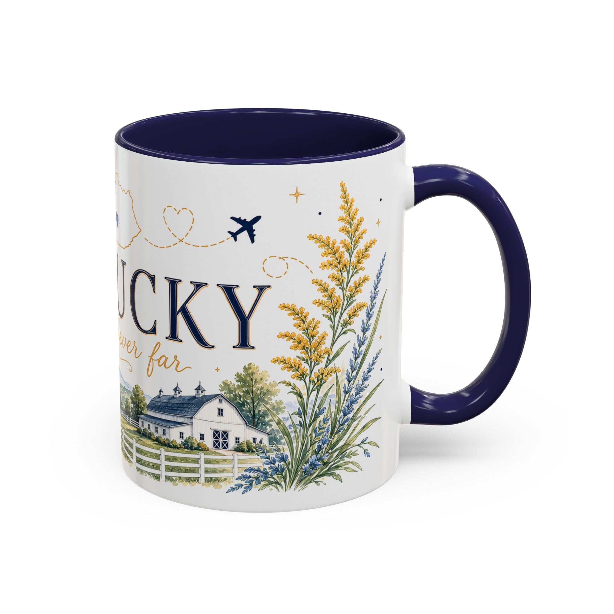 Kentucky Home State Mug | Moving Away Gift | Long Distance Friendship Coffee Cup | 11oz 15oz Accent Mug