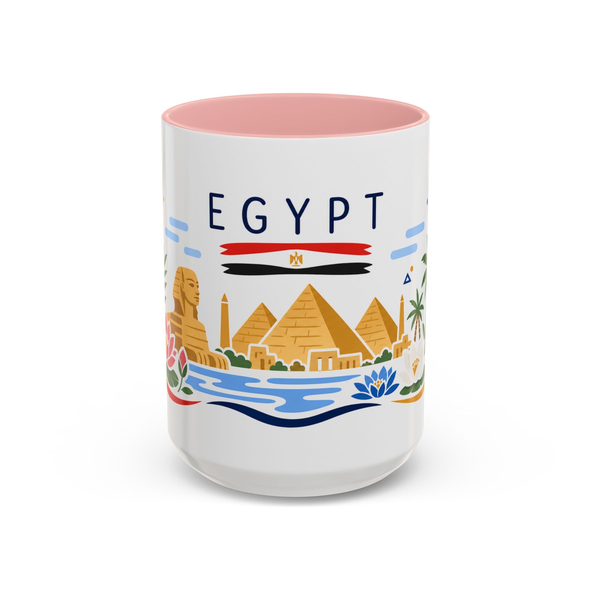 Egypt Coffee Mug | Travel Souvenir Accent Mug | Country Gift Ceramic Cup 11oz 15oz