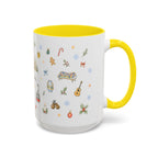 Barcelona Christmas Mug | Watercolor City Souvenir, Ceramic Coffee Cup (11oz/15oz)