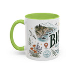 Big Sur Coffee Mug | Travel Destination Souvenir Gift | Accent Color Ceramic 11oz 15oz
