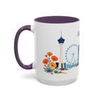 Las Vegas Coffee Mug | United States Travel Souvenir | Porcelain Decal City Gift | 11oz 15oz Accent Mug
