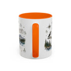Glacier Bay National Park Coffee Mug | Alaska Wilderness Kayaking Gift | Accent Color Ceramic 11oz 15oz