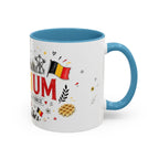 Belgium Soccer Coffee Mug | Soccer Fan Gift | Accent Color Ceramic 11oz 15oz Match Day Cup