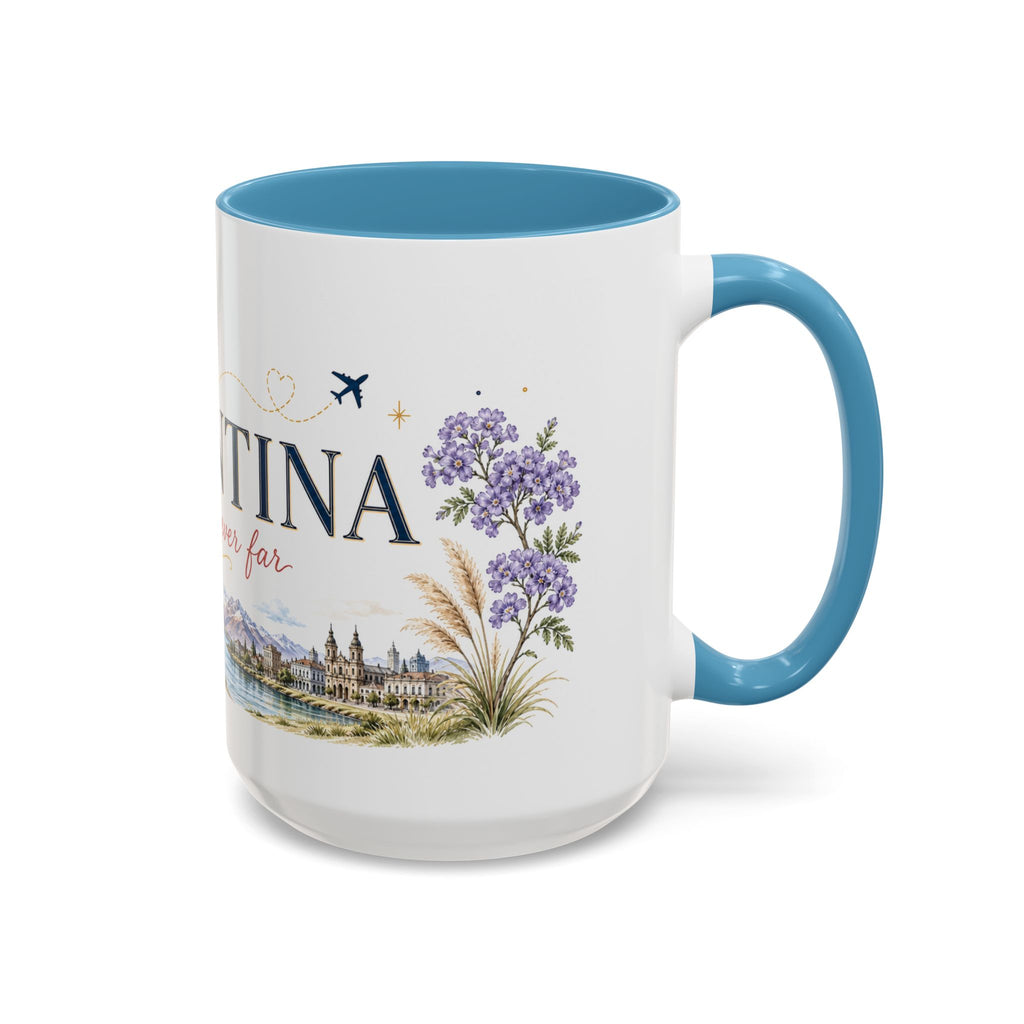 Argentina Home Country Mug | Moving Away Gift | Long Distance Friendship | 11 oz 15 oz Accent Mug