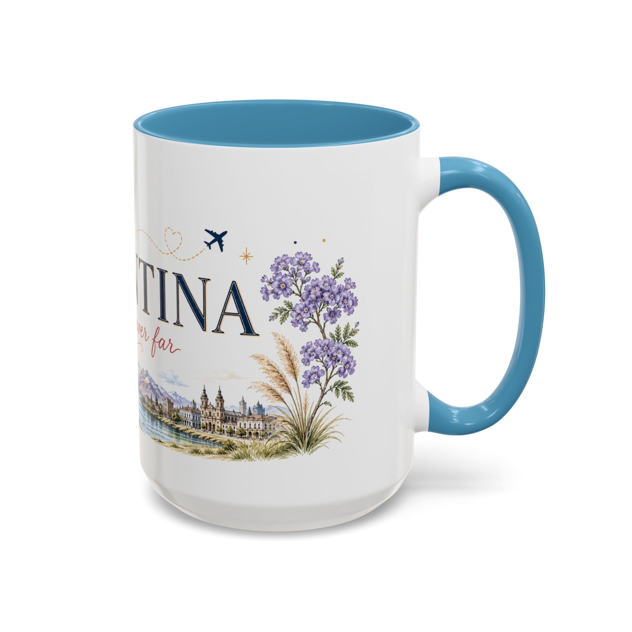 Argentina Home Country Mug | Moving Away Gift | Long Distance Friendship | 11 oz 15 oz Accent Mug