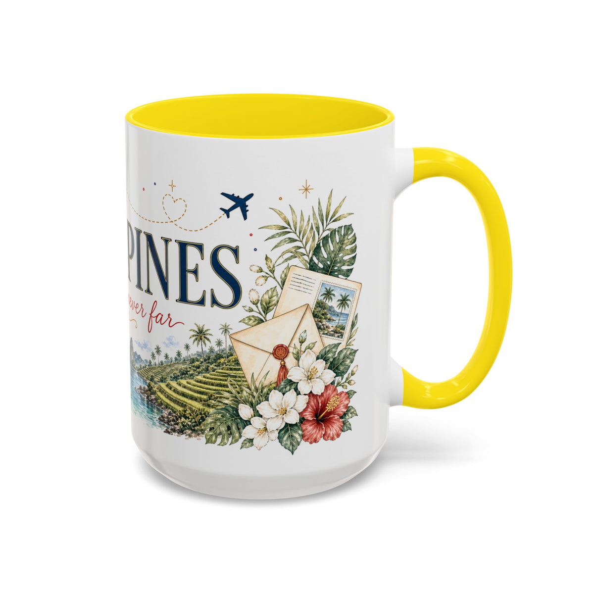 Philippines Home Country Mug | Moving Away Gift | Long Distance Friendship | 11 oz 15 oz Accent Mug
