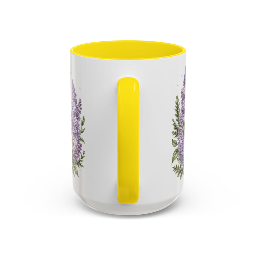 New Hampshire State Map Mug | Botanical Accents, Mountain Landscape Coffee Cup