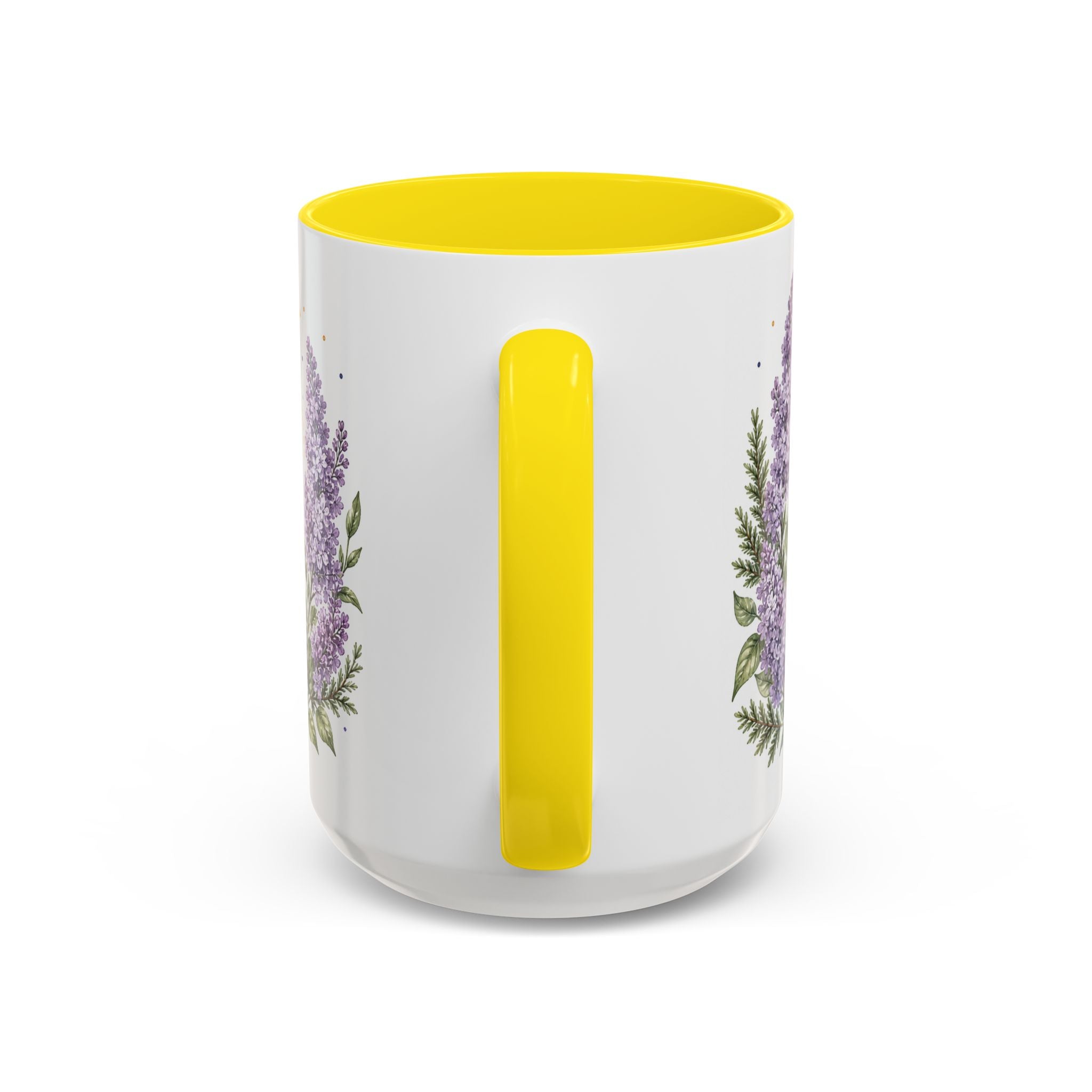New Hampshire State Map Mug | Botanical Accents, Mountain Landscape Coffee Cup