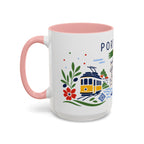 Portugal Coffee Mug | Travel Souvenir Accent Mug | Country Gift Ceramic Cup 11oz 15oz