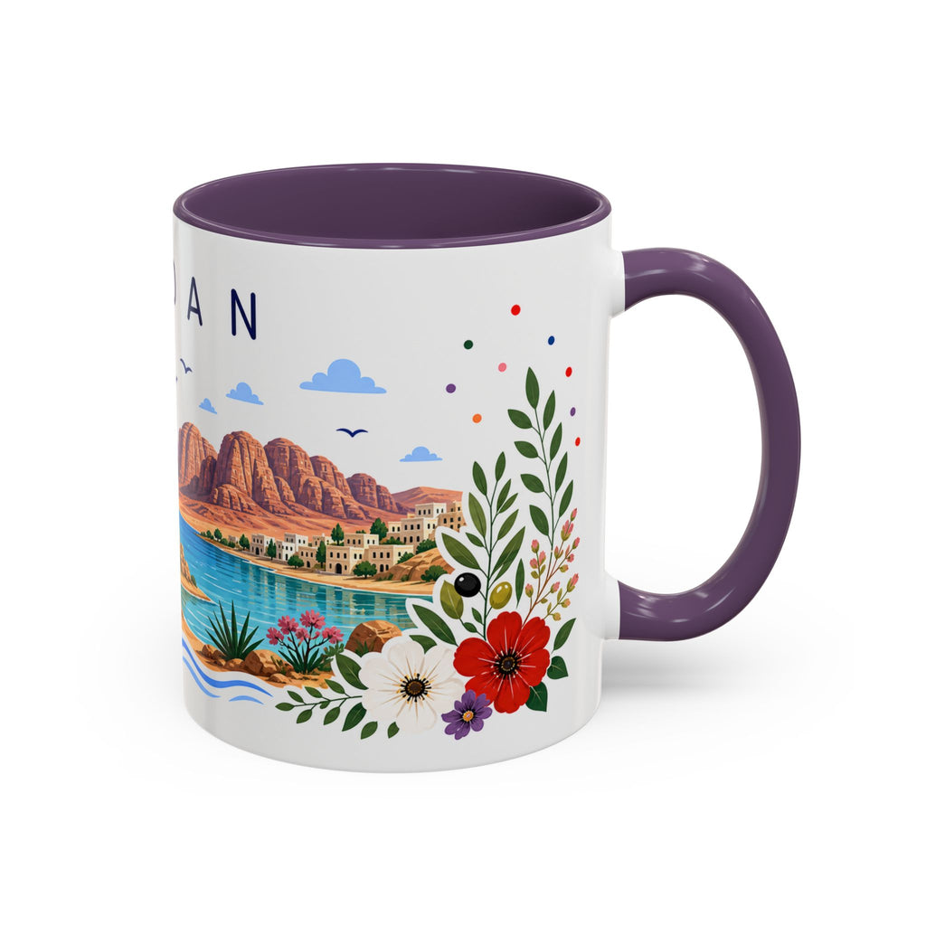 Jordan Coffee Mug | Travel Souvenir Accent Mug | Place Gift Ceramic Cup 11oz 15oz