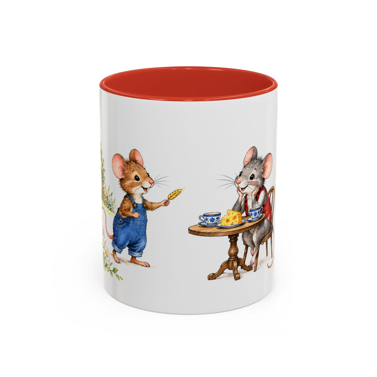 Town Mouse Country Mouse Mug | Storybook Tea Time Ceramic Mug (11oz/15oz)