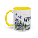 Wisconsin Home State Mug | Moving Away Gift | Long Distance Friendship Coffee Cup | 11oz 15oz Accent Mug