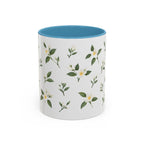 Florida Orange blossom Mug, State Flower Floral Coffee Cup, 11oz Botanical Gift