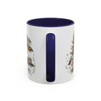 Altai Mountains Mug, Mongolia Travel Souvenir, Bucket List Gift, Accent Ceramic Coffee Mug 11oz 15oz