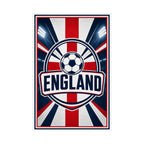 England Soccer Fan Art Poster | Matte Vertical Poster | World Cup 2026 Wall Decor