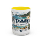 Abel Tasman Coast Mug, New Zealand Travel Souvenir, Bucket List Gift, Accent Ceramic Coffee Mug 11oz 15oz
