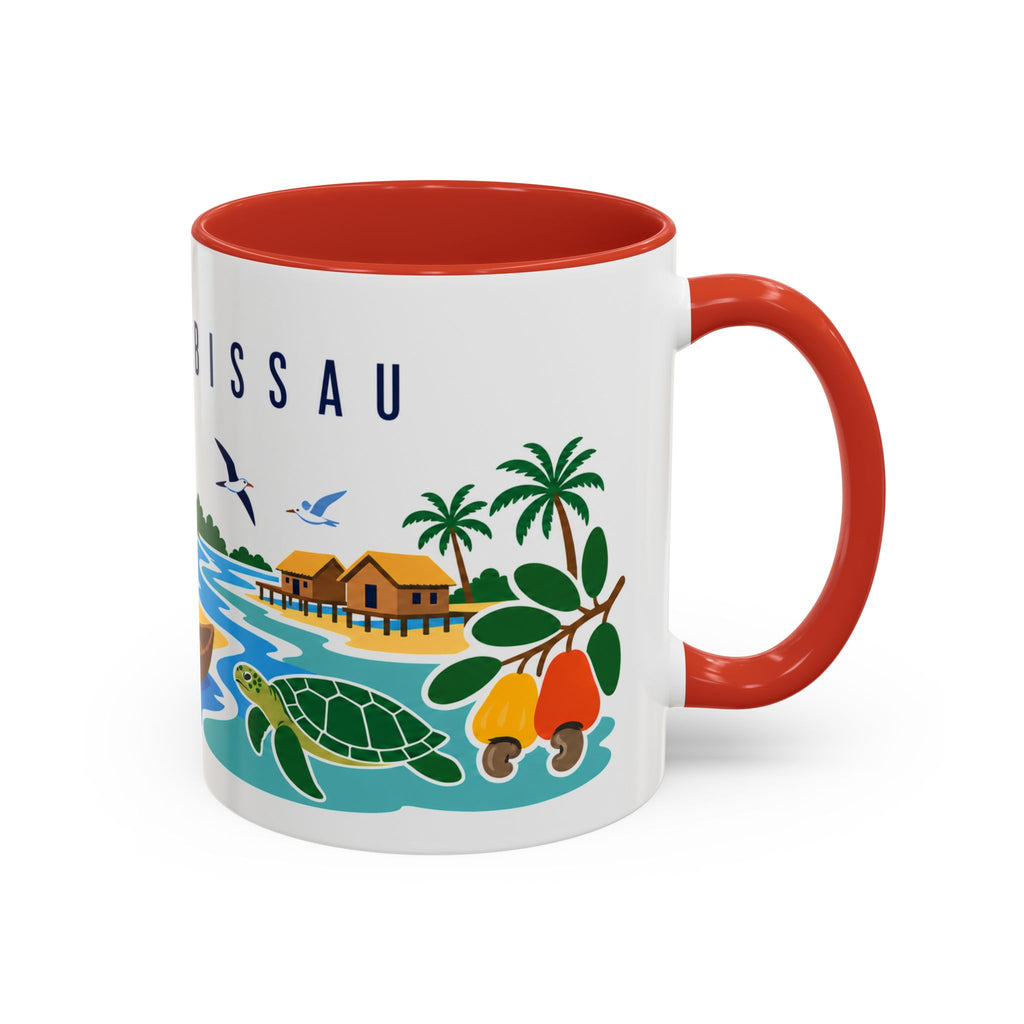 Guinea-Bissau Coffee Mug | Travel Souvenir Accent Mug | Country Gift Ceramic Cup 11oz 15oz
