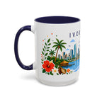 Ivory Coast Coffee Mug | Travel Souvenir Accent Mug | Place Gift Ceramic Cup 11oz 15oz