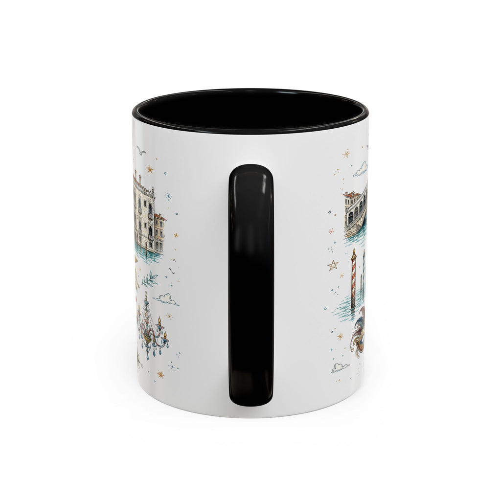 Venice Coffee Mug | Italy Souvenir Travel Gift | Accent Color Ceramic 11oz 15oz
