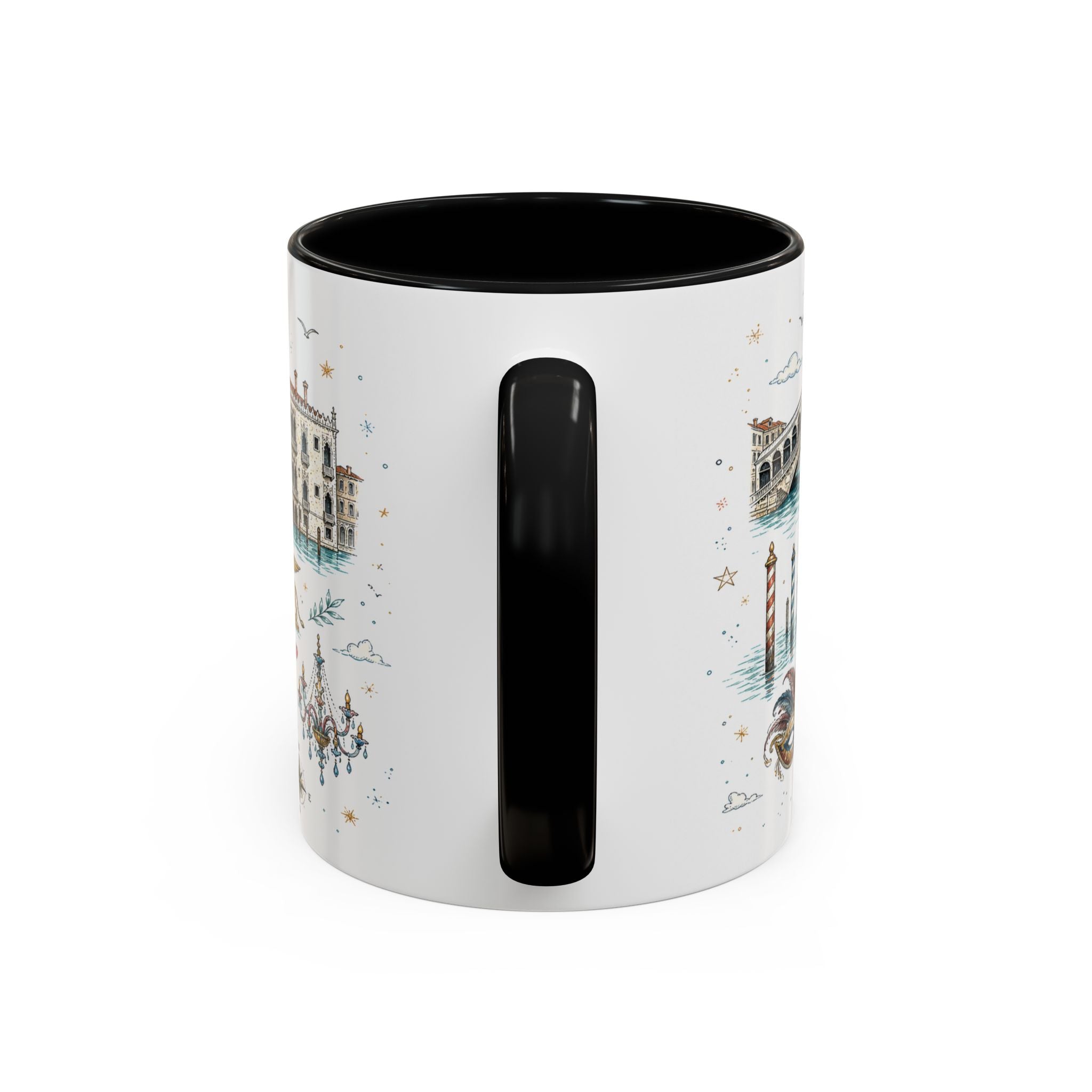 Venice Coffee Mug | Italy Souvenir Travel Gift | Accent Color Ceramic 11oz 15oz