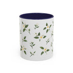 Florida Orange blossom Mug, State Flower Floral Coffee Cup, 11oz Botanical Gift