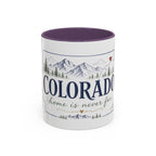 Colorado State Mug | Rocky Mountain Botanical Design | Moving Away Gift