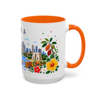 Ghana Coffee Mug | Travel Souvenir Accent Mug | Place Gift Ceramic Cup 11oz 15oz