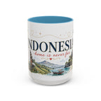 Indonesia Home Country Mug | Moving Away Gift | Long Distance Friendship | 11 oz 15 oz Accent Mug