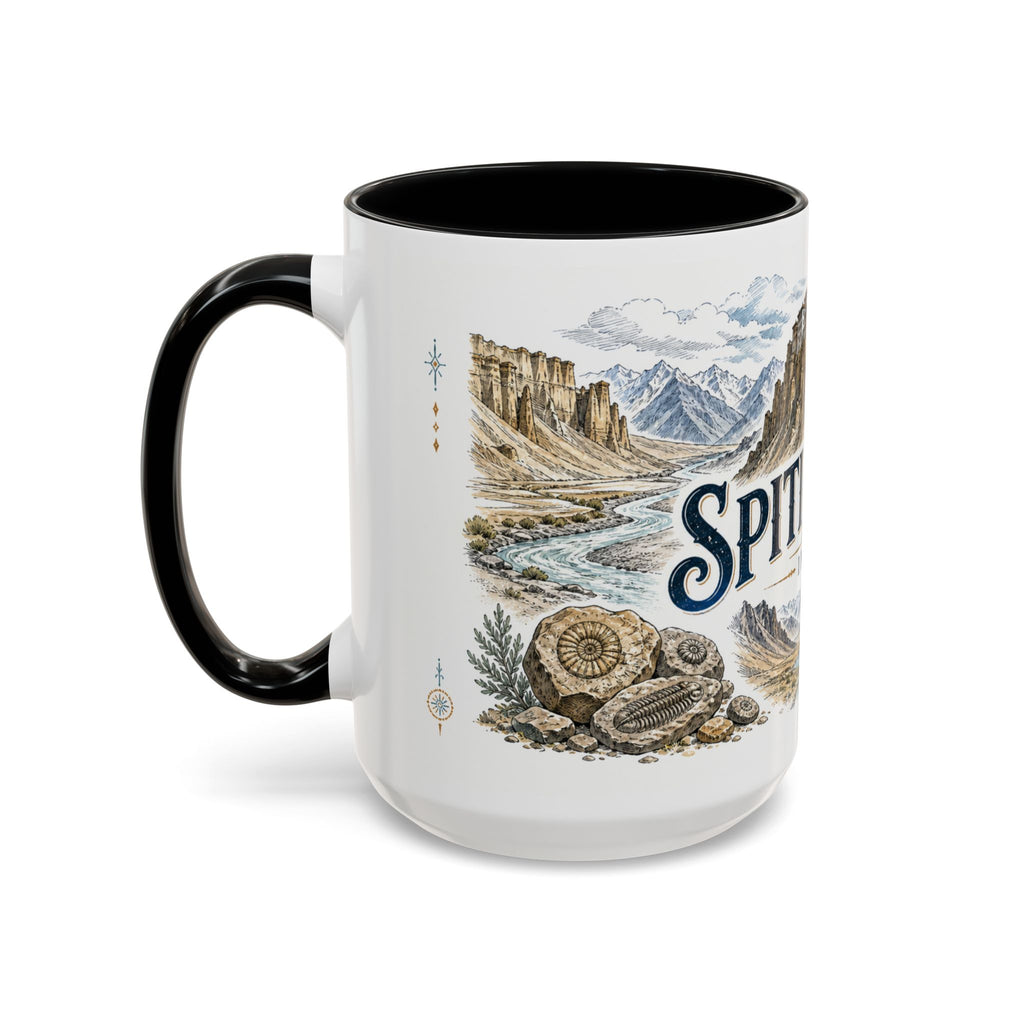 Spiti Valley Mug, India Travel Souvenir, Bucket List Gift, Accent Ceramic Coffee Mug 11oz 15oz