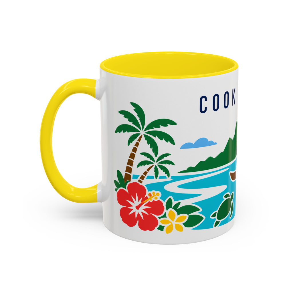 Cook Islands Coffee Mug | Travel Souvenir Accent Mug | Country Gift Ceramic Cup 11oz 15oz