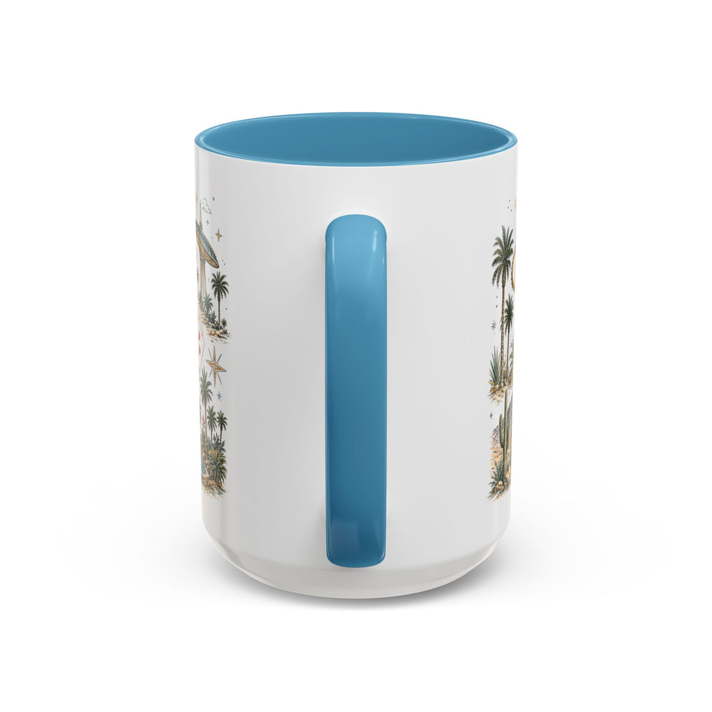 Las Vegas Coffee Mug | United States Travel Souvenir | Vintage Illustrated City Gift | 11 oz 15 oz Accent Mug
