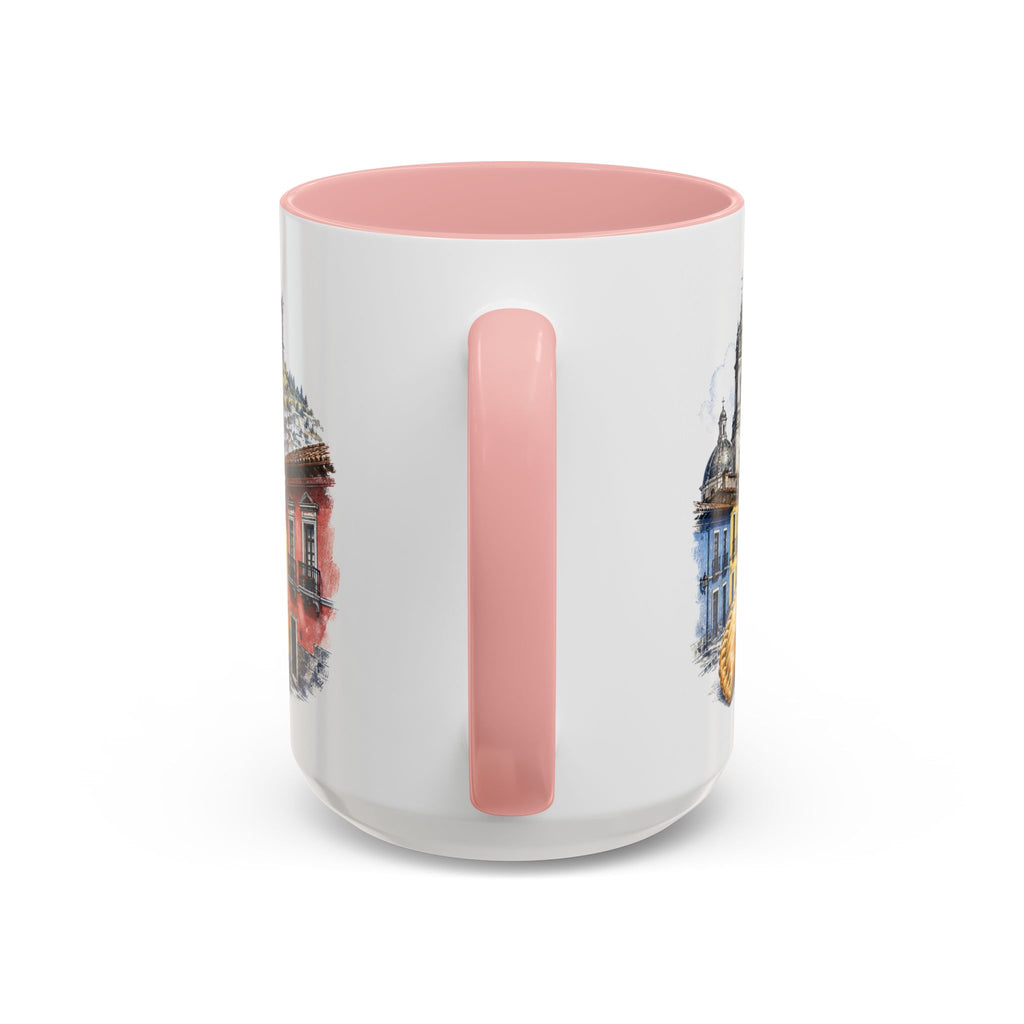 Quito Coffee Mug | Ecuador Travel Souvenir | Vintage Illustrated City Gift | 11 oz 15 oz Accent Mug