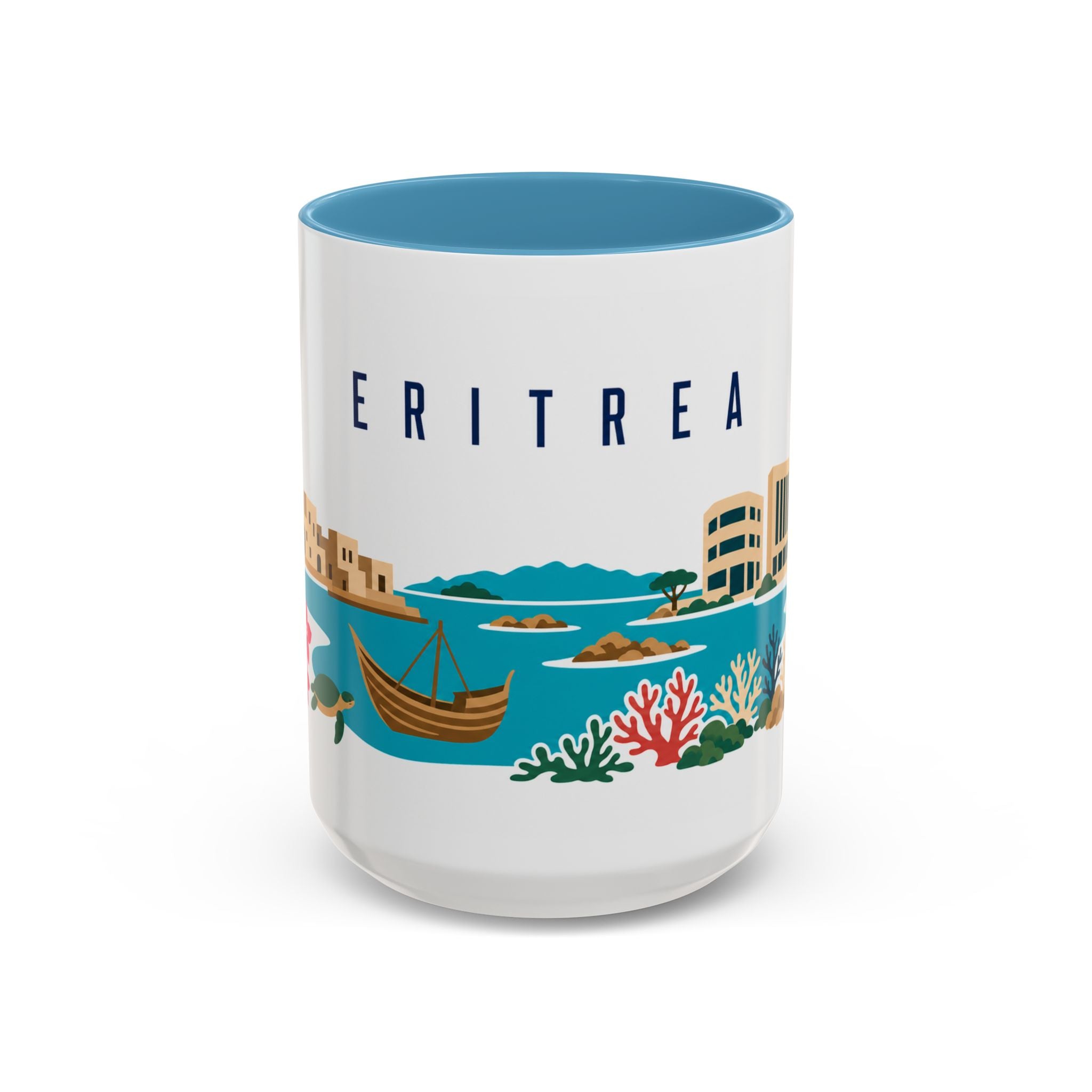 Eritrea Coffee Mug | Travel Souvenir Accent Mug | Country Gift Ceramic Cup 11oz 15oz