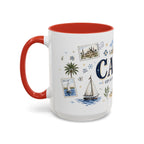 Cairo Coffee Mug | Egypt Souvenir Travel Gift | Accent Color Ceramic 11oz 15oz