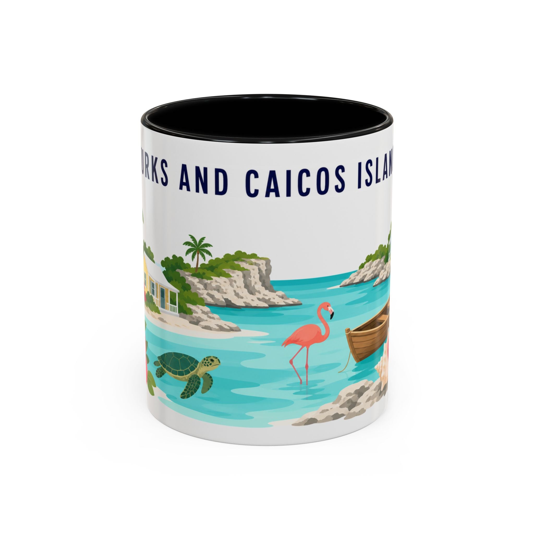 Turks and Caicos Islands Coffee Mug | Travel Souvenir Accent Mug | Country Gift Ceramic Cup 11oz 15oz