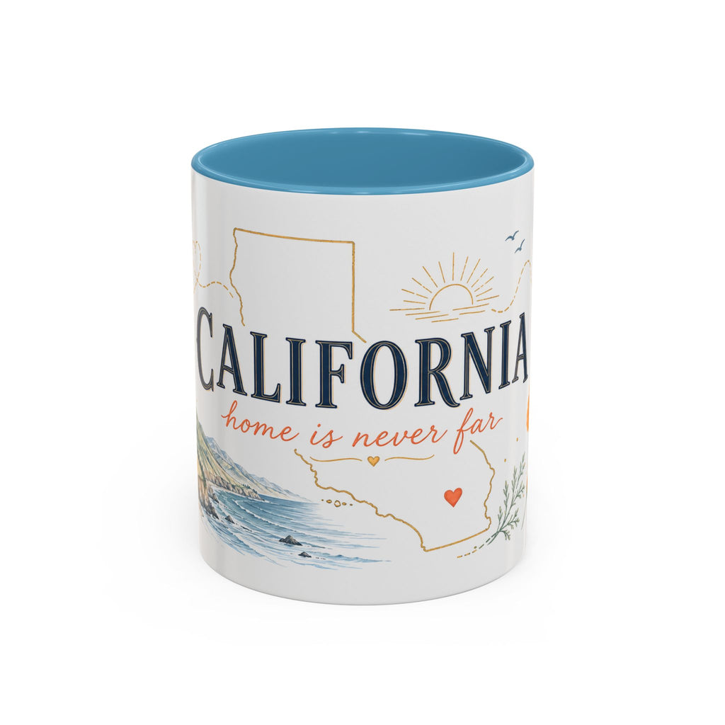 California Home State Mug | Moving Away Gift | Long Distance Friendship Coffee Cup