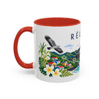 Réunion Coffee Mug | Travel Souvenir Accent Mug | Country Gift Ceramic Cup 11oz 15oz
