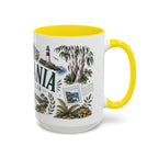 Tasmania Coffee Mug | Travel Destination Souvenir Gift | Accent Color Ceramic 11oz 15oz