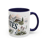 Dolomites Coffee Mug | Travel Destination Souvenir Gift | Accent Color Ceramic 11oz 15oz