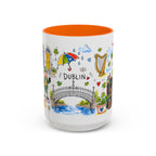 Dublin Travel Mug | European City Souvenir Accent Coffee Mug | 11oz 15oz Ceramic Cup