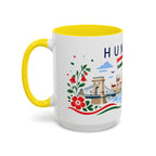 Hungary Coffee Mug | Travel Souvenir Accent Mug | Country Gift Ceramic Cup 11oz 15oz
