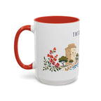 Thessaloniki Coffee Mug | Greece Travel Souvenir | Porcelain Decal City Gift | 11oz 15oz Accent Mug