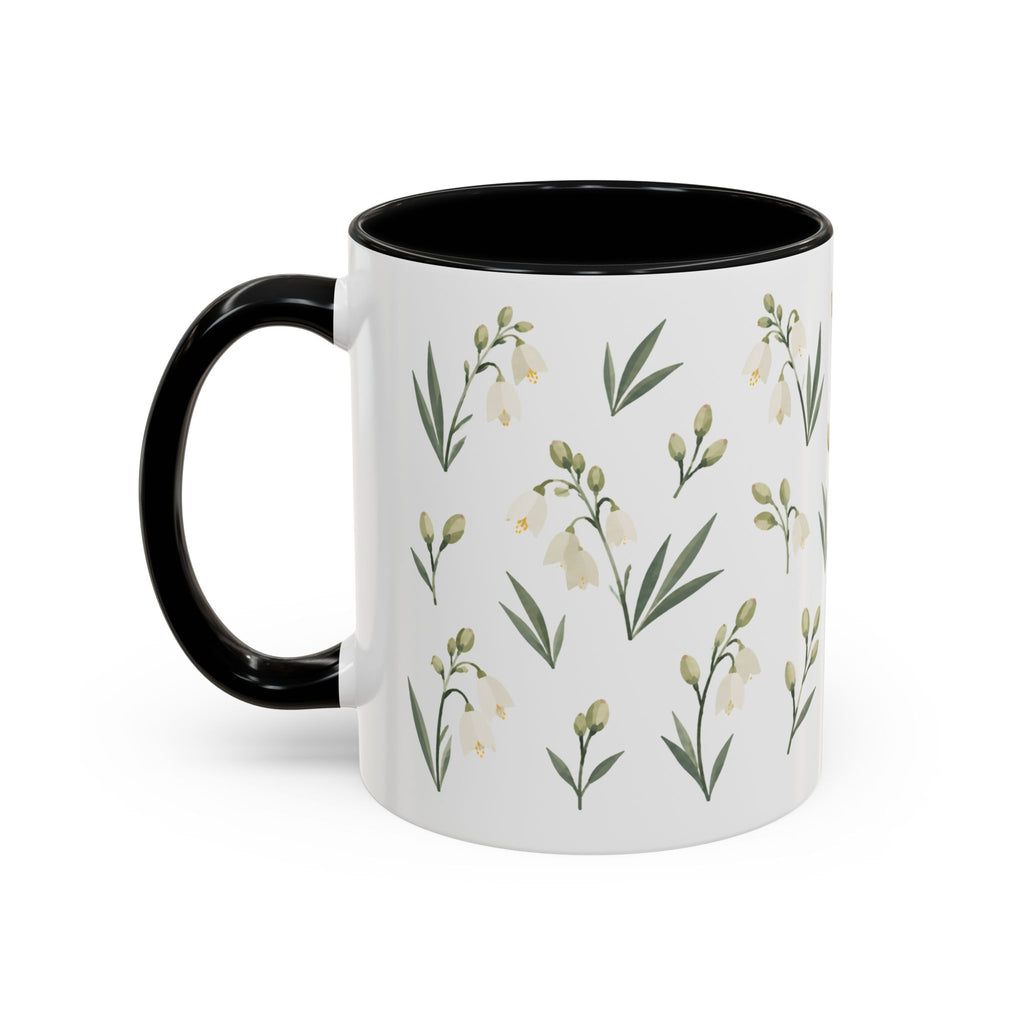 New Mexico Yucca Flower Mug, State Flower Floral Coffee Cup, 11oz Botanical Gift